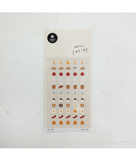Stickers Mini Series Food.02 - SUATELIER