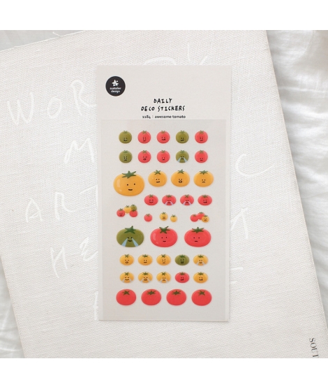 Stickers Daily Deco Awesome Tomato - SUATELIER
