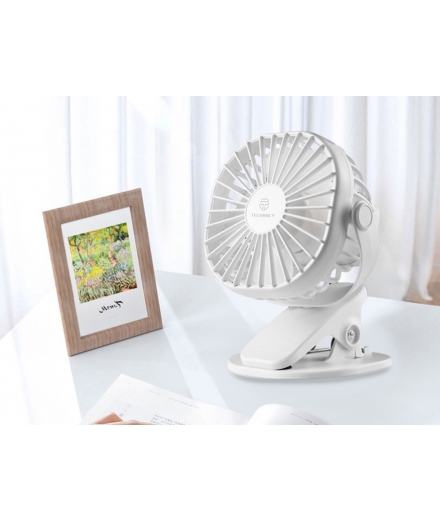 Ventilateur Bureau USB rechargeable 1200mAh - TECHANCY