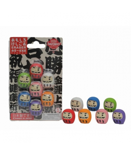 Set de Gommes Japonaises Daruma - IWAKO