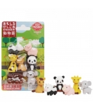 Set de Gommes Japonaises Animaux Safari - IWAKO