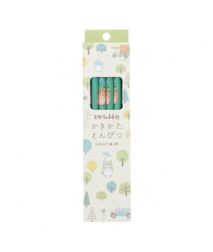 Set 12 Crayons 2B Totoro Forêt - STUDIO GHIBLI