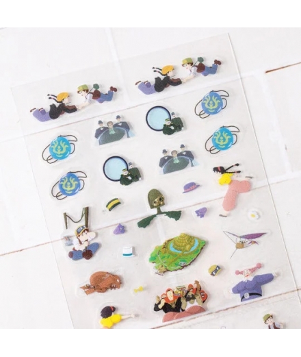 Stickers Seal Chateau Dans Le Ciel - STUDIO GHIBLI