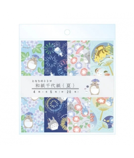 Papier Orgima Chiyogami Été  Mon voisin Totoro - STUDIO GHIBLI