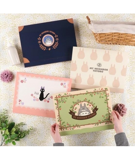 Coffret 2 Serviettes Totoro Denim 100% coton - GHIBLI