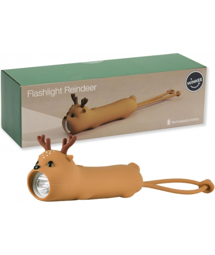 Lampe De Poche Silicone Renne Rechargeable - WINKEE