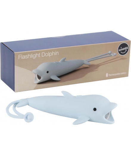 Lampe De Poche Silicone Dauphin Rechargeable - WINKEE