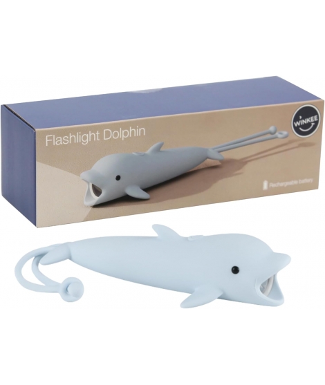 Lampe De Poche Silicone Dauphin Rechargeable - WINKEE