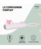 Lampe De Poche Silicone Licorne Rechargeable - WINKEE
