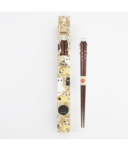 Set Cadeau Paire et Repose Baguettes Chat / TOKYO DESIGN