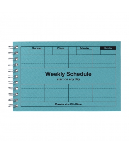 Semainier Perpétuel Weekly Schedule - MARK'S