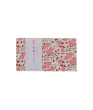 Mini Bloc Notes Yuzen Washi Fleurs Roses - SHOGADO