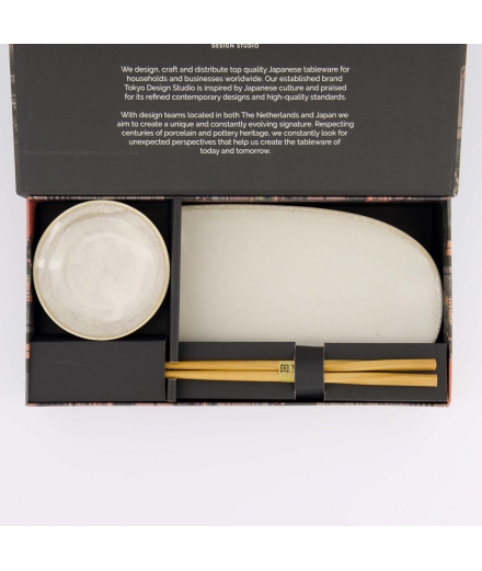 Coffret Cadeau Sushi Titanium 3 pièces - TOKYO DESIGN