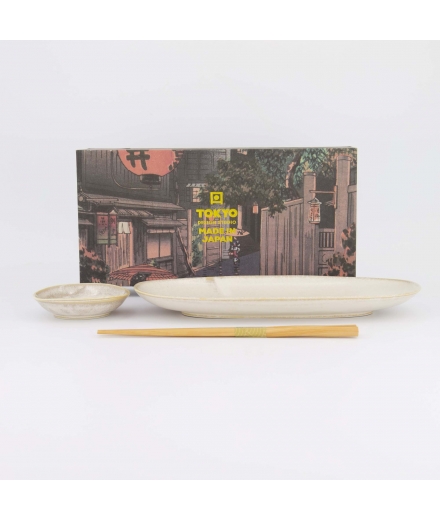 Coffret Cadeau Sushi Titanium 3 pièces - TOKYO DESIGN