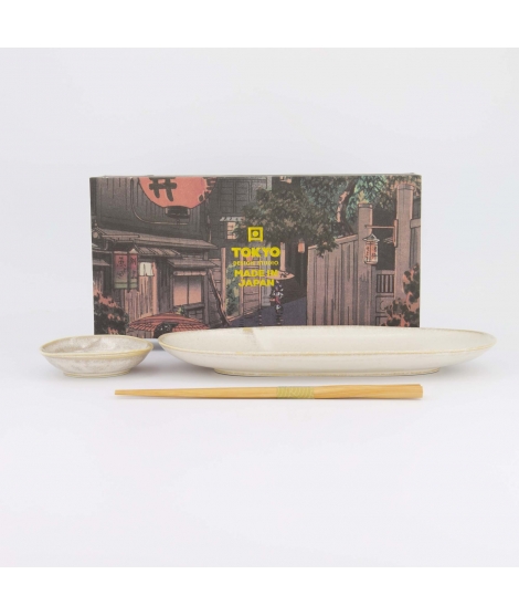 Coffret Cadeau Sushi Titanium 3 pièces - TOKYO DESIGN