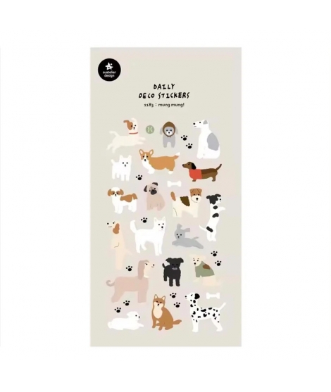 Stickers Daily Deco Mung Mung - SUATELIER