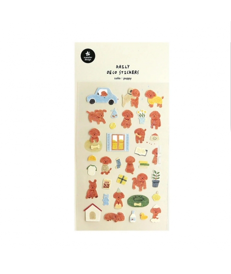 Stickers Daily Deco Puppy - SUATELIER