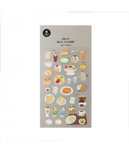 Stickers Daily Deco Kissaten - SUATELIER