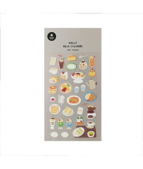 Stickers Daily Deco Kissaten - SUATELIER
