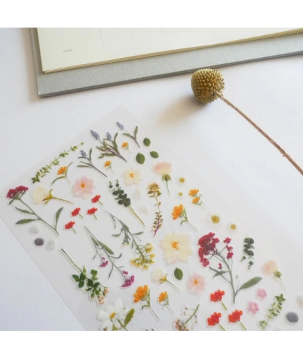 Stickers Daily Deco Flower Letter - SUATELIER