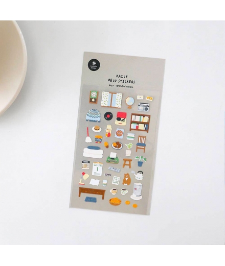 Stickers Daily Deco Grandpa's Room - SUATELIER