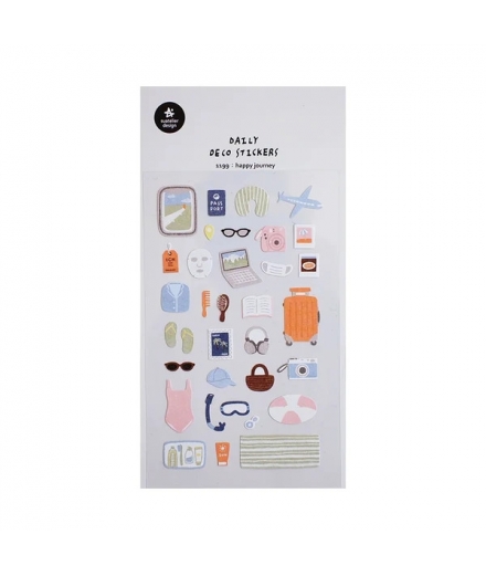 Stickers Daily Deco Happy Journey - SUATELIER