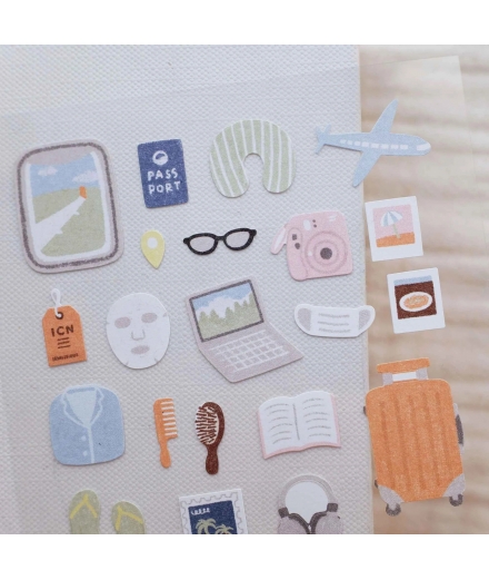 Stickers Daily Deco Happy Journey - SUATELIER